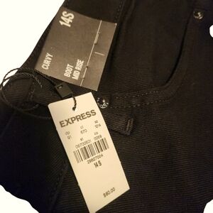 NWT Express jeans Boot cut Mid-rise - curvy 14S